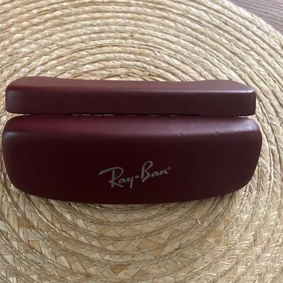 Ray-Ban Hard Cover Burgundy Eyeglasses Case - Picture 3 of 12